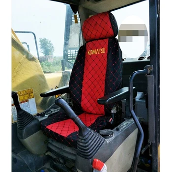 Ekskavatoriaus sėdynės užvalkalas Pagalvėlės priedai Ekskavatorius Komatsu Seat Cover Pc200 / 210 / 220 / 240 / 350 / 360-8 Ekskavatoriaus reikmenys