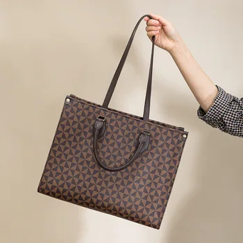 Elegant Fashion Shoulder Bag rankinės Moterų didelės talpos Totes 2023 Naujas High Sense Work Commuter Bag Pečių krepšys