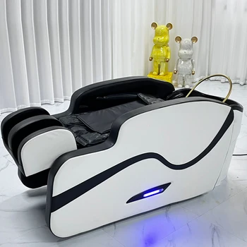 Elektrinių skutimosi kėdžių šampūnas Intelektualus plaukų plovimas Masažinė lova Grožio kirpėjas Salon Fauteuil Coiffure SPA baldai CY50XT