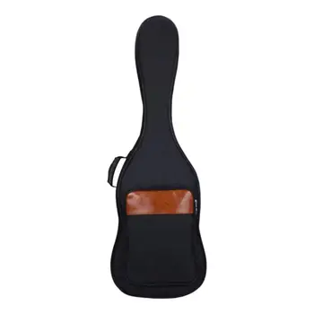 elektrinės gitaros koncerto krepšys, paminkštintas minkštas gitaros dėklas, paminkštinta kuprinė, dvigubas