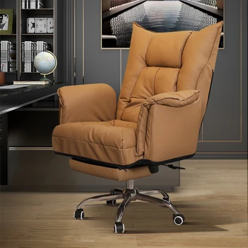 Ergonomiška mobili biuro kėdė Patogi odinė meditacija Miegamasis Biuro kėdė 
