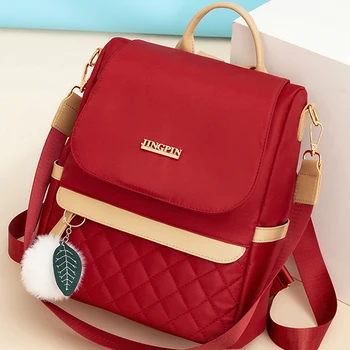 Fashion Anti-Theft Women Travel Backpack Mochila Solid Color Shopping Bag Teenagers School Bags Mujer Bookbag Bolsas Femenina