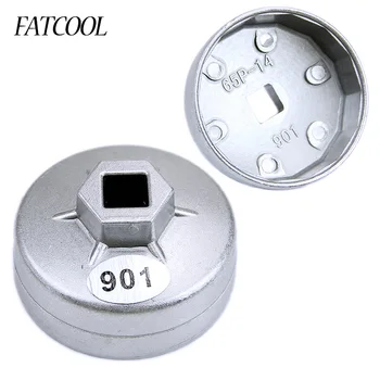 FATCOOL 2017 Naujas 1/2 kvadratinis diskas 65mm 14 fleitų galinio dangtelio alyvos filtro veržliarakčio automatinis įrankis, skirtas 