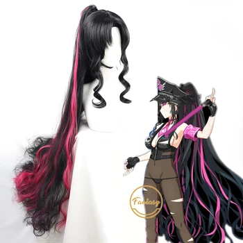 FGO Fate Grand Order Sesshouin Kiara Cosplay Wig 120cm Long Heat Resistant Synthetic Hair Wigs Halloween Party+ Free Wig Cap