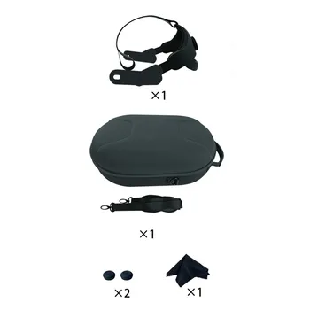 For Meta quest 3 Reguliuojamas galvos dirželis Galvos juosta VR akiniai Ausinės Kietas rankinės dėklas Laikymo krepšys quest3 virtualus