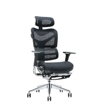 Foshan gamintojas geriausias aukštos nugaros vadovas ergonomiškas tinklelis biuro žaidimų kompiuterių kėdės bifma