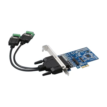 FULL-PCI-E Į RS485/422 išplėtimo kortelė Pramoninės klasės nuosekliosios kortelės keitiklis su įtampos slopinimo apsauga