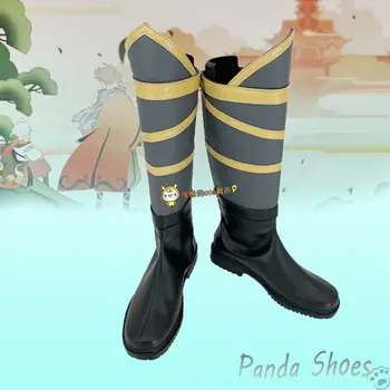 Genshinimpact Kaedehara Kazuha Cosplay batai Komiškas anime žaidimas Cos Long Boots Cosplay kostiumo rekvizito batai Con Halloween vakarėliui