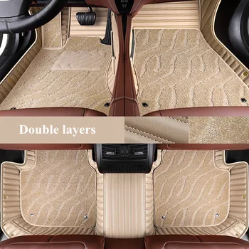 Gera kokybė! Individualūs specialūs automobilių grindų kilimėliai Jeep Grand Cherokee 4xe Hybrid 2023 2022 patvarūs neslystantys dvigubo sluoksnio kilimai