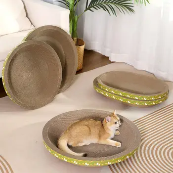 Gofruotas įbrėžimų kilimėlis Poilsio lova Kitty Poilsio kilimėliai Katės draskyklė Kartonas