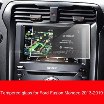 Grūdinto stiklo apsauginė plėvelė Ford Fusion Mondeo 2013-2019 Automobilio GPS navigacija LCD ekranas Apsaugos nuo įbrėžimų plėvelės priedai 