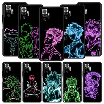 Hisoka Killua neon Gon Freecss For Redmi 10C Case For Xiaomi Redmi Note 12 11 10 Pro Plus Case 10S 9S 9 9T 8T 9C 9A 8A 7 Cover