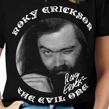 Hot Roky Erickson Shirt Country Music Men S-4XL Tee C230 ilgomis rankovėmis