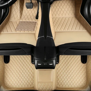 Individualūs automobilių grindų kilimėliai, skirti Hummer H2 2003-2009 metai Dirbtinė oda 100% tinka Interjero detalės Automobilių aksesuarai