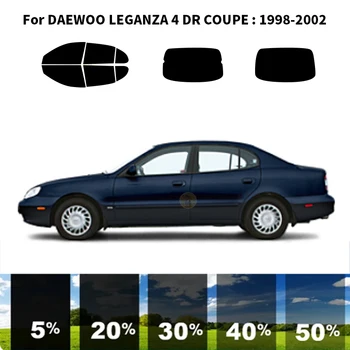 Iš anksto supjaustytas nanokeramikos automobilis UV langų atspalvio rinkinys Automobilinė langų plėvelė DAEWOO LEGANZA 4 DR COUPE 1998-2002