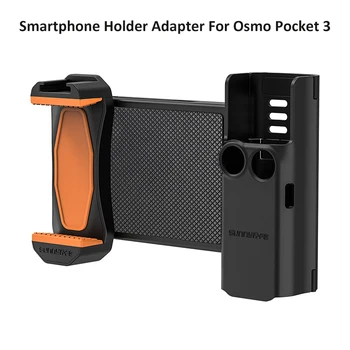 Išmaniojo telefono laikiklis Pritvirtinkite išplėtimo adapterio apsauginį dangtelį Laikikliai Rankena w Laikymo dėklas Osmo Pocket 3 gimbal priedams