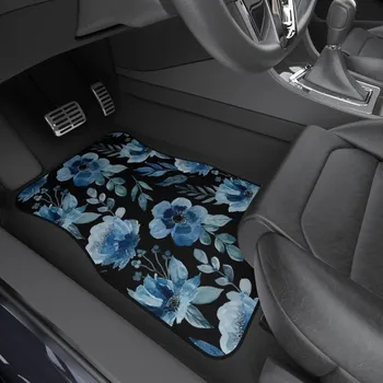 Jazzy gėlių automobiliniai kilimėliai (4 komplektas) Automobilių kilimas Automobilių gėlių kilimėlis Automobilių gėlių kilimėlis