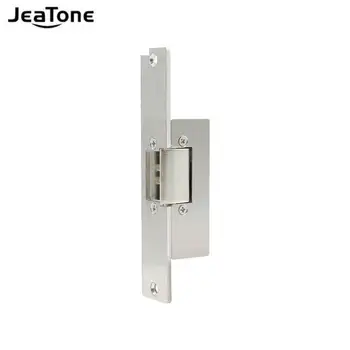 Jeatone Electric Strike Lock DC12V tipo dvigubo atrakinimo režimas namų saugumui Vaizdo domofono prieigos kontrolės sistema NO/NC užraktas