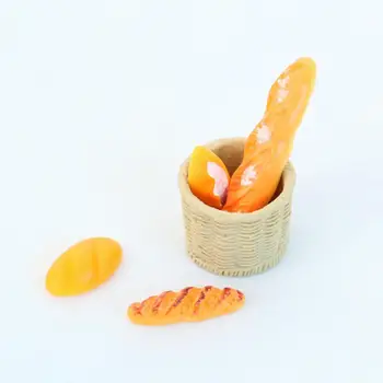 Juokinga simuliacija Duonos derva Lėlių namelis Miniatiūrinis maistas Imituojamas scenos modelis Miniatiūrinis maistas Žaisti miniatiūrinį žaislą papuošti