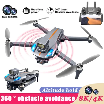 K911 MAX GPS RC dronas su fotoaparatu 8K Profesionali dviguba HD kamera FPV Dron aerofotografavimas Bešepetėlinis sulankstomas kvadrokopteris žaislas