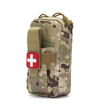 Kamufliažinis medicininis krepšys Daugiafunkcinis juosmens paketas Lauko alpinizmo gelbėjimo krepšys Karinis taktinis aksesuarų krepšys