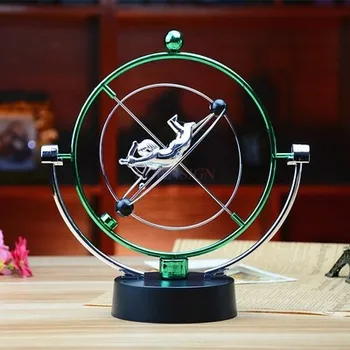 Kupidonas amžinas judesio instrumentas chaotiškas švytuoklė kūrybinis namų biuro stalo dekoravimas magnetinis astronominis instrumentas rokeris