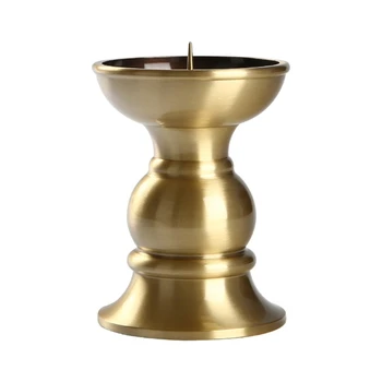 Laikiklis Žalvarinė žvakidė Auksinė taurė Budistų Tibeto lempos laikiklis Vestuvių stalo dekoravimas 87HB
