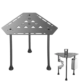 Lauko iškylų stalas Nešiojamas sulankstomas kempingo stalas daugiafunkcinis aliuminio lydinio sudedamas sujungimo trikampis stalas