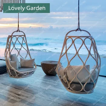 Lauko sodas kiaušinių sūpynės kėdė aliuminis vidinė svetainė Hamako krepšys Pakabinamas tipas balkonui pasirinktinė spalva ir dydis