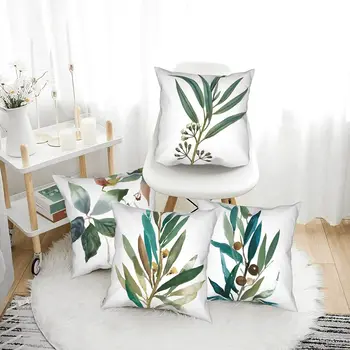 Leaf pagalvės užvalkalas Trumpas pliušinis pagalvės užvalkalas Dekoratyvinė pagalvėlė Mesti pagalvės užvalkalas Vidaus namų sofa Svetainės vakarėlio dekoravimas