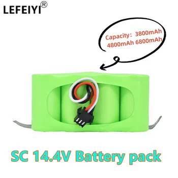 LEFEIYI 14.4V Ni-Mh SC įkraunama baterija 3.8/4.8/6.8Ah skirta KV8 XR210 XR510 XR210A XR210B XR510B XR510C dulkių siurblys Sweepin