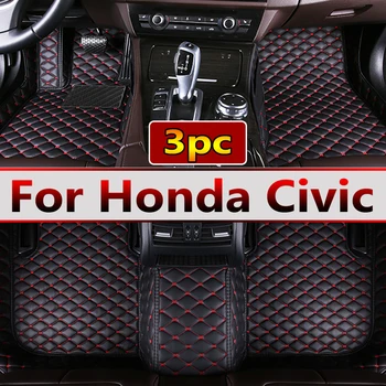 LHD automobilių grindų kilimėliai Honda Civic 2022 2023 m. kilimai Stilius Apsaugokite priedus Kilimėliai Pėdų pagalvėlės Auto dalys Vandeniui atsparūs prietaisų dangteliai