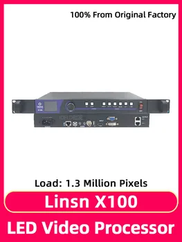 LINSN X100 vaizdo procesorius HDMI DVI VGA CV įvestis 11V-220V AC įtampa viskas viename LED ekrano valdiklis su Linsn siuntimo kortele