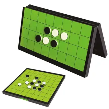 Magnetic Reversi stalo žaidimų rinkinys Smagus žaidimas Šeimai Žaislai Magnetinis sulankstomas stalo klasikinis kelioninis žaidimas Mokomųjų stalo žaidimų rinkinys