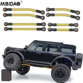 MIBIDAO 8Pcs padidintos jungties jungties strypo atsvaras 1/18 TRX-4M Bronco Defender RC vikšrinis automobilio atnaujinimo dalių priedai