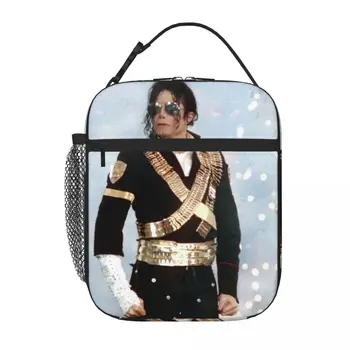 Michael Jackson Lunch Tote Picnic Lunch Box Bag Moteriški Pietų Krepšiai