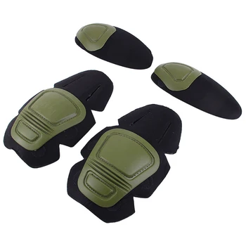 Military Tactical g2 g3 Suit Knee Pads & Elbow Support Paintball Airsoft Kneepad Interpoliated Knee Protector Set