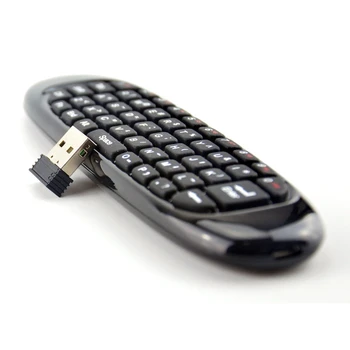 Mini oro pelė Fly Air Mouse belaidė klaviatūra Airmouse for 9.0 8.1 Android TV Box/PC/TV Smart TV Mini 2.4G(C120)