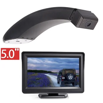 Misayaee HD 3rd stabdžių žibintų kamera + 5 colių monitorius FORD Transit Connect Transporter 2014–2017 (dvejos durys), galinio vaizdo kamera