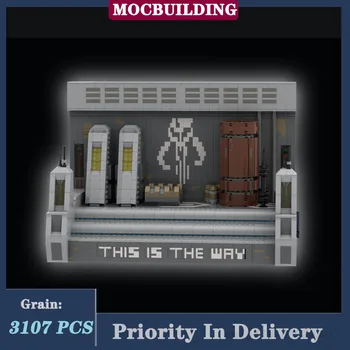 MOC ekrano stovo modelio statybinių blokų surinkimo kolekcijos serija Žaislai