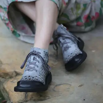 moteriški batai Vasariniai odiniai pilki batai moterims Žemakulniai Kulkšnies batai Natūralios odos tuščiaviduriai prekės ženklo batai Rankų darbo2021