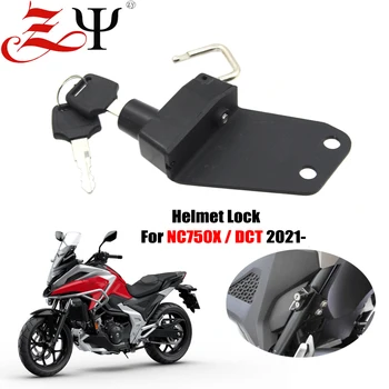 Motociklas Honda NC750 NC 750X DCT 2021 2022 2023 Šalmo užrakto komplektas Mount Hook Side Security Anti-theft su 2 Keys NC750X