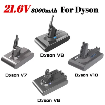 Nauja 21.6V keičiama ličio baterija, skirta Dyson V6 V7 V8 V10 SV12 DC62 SV11 sv10 rankiniam dulkių siurbliui