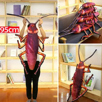 Nauja pagalvė Milžiniškas modeliavimas Tarakonas Minkštas įdarytas pliušinis pagalvė Juokingas gyvūnas Pliušinis minkštas kūnas Sofa Namų dekoras Naudojimas 2020