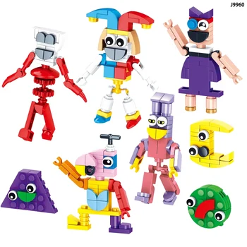 Naujasis MOC Nuostabūs skaitmeninio cirko statybiniai blokai Pomni Jax animacinis filmas Televizija Skaitmeninė cirko žaislų dovana vaikams