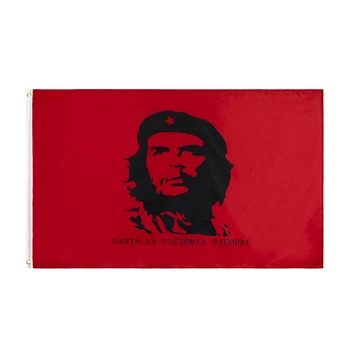 Nemokamas pristatymas johnin 90X150CM Kubos revoliucijos herojus EI CHE Ernesto Guevara vėliava