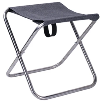 Nešiojama nerūdijančio plieno sulankstoma kėdė lauko žvejybos kėdė Stovyklavimo kėdė sulankstoma metro Mazza kėdė
