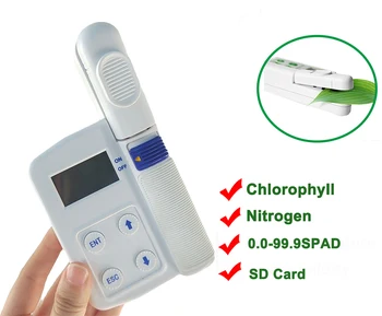 nešiojamas chlorofilo matuoklio testeris augalų lapų chlorofilo analizatoriaus matuoklio mitybos testeris su 16 GB duomenų saugojimo talpa