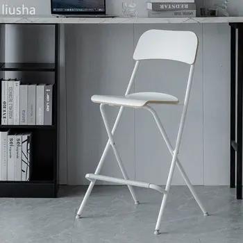 Nordic Franklin atlošo kėdės dizaineris sulankstoma baro kėdė modernus menas suaugusiųjų namų valgomojo kėdė sillas para barras