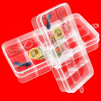 Nuimama permatoma papuošalų dėžutė Plastikinės dėžutės Dulkėms atsparios ir patvarios laikymo dėžės Laikymo dėklai Laikymo dėžės Konteineris surenkamas